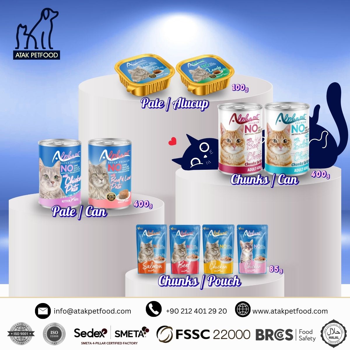 Alphapet Brand Canned Cat Food